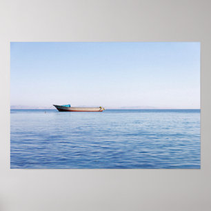 Kalmende zee poster
