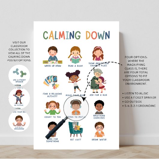 Kalmeren Technieken Klaslokaal Poster