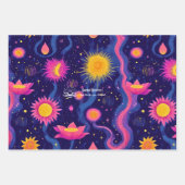 Kalmerend Botanisch Ontwerp voor Wellness Business Inpakpapier Vel (Voorkant)