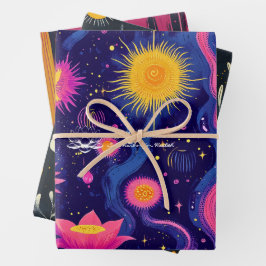 Kalmerend Botanisch Ontwerp voor Wellness Business Inpakpapier Vel