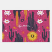 Kalmerend Botanisch Ontwerp voor Wellness Business Inpakpapier Vel (Voorkant 3)