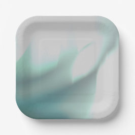 Kalmerend groen print papieren bord