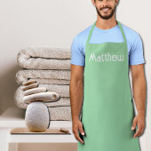 kalmerend groen schort