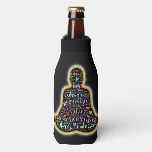Kalmerende aanwezigheid flesjeskoeler (Fles Voorkant)