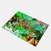 Kalmerende abstracte deurmat, Verfraai mildgele ku Deurmat (Schuin)