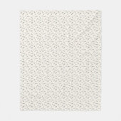 Kalmerende Aquarel Lavendel en Winterbes Fleece Deken (Voorkant)