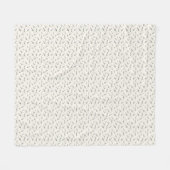 Kalmerende Aquarel Lavendel en Winterbes Fleece Deken (Voorkant (Horizontaal))