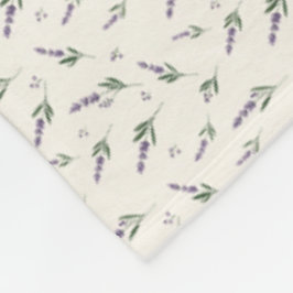 Kalmerende Aquarel Lavendel en Winterbes Fleece Deken