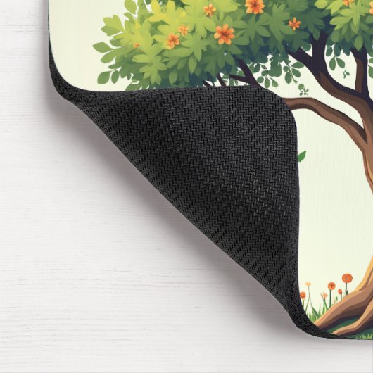 Kalmerende boom muis pad muismat (Hoek)