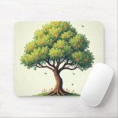 Kalmerende boom muis pad muismat (Met muis)