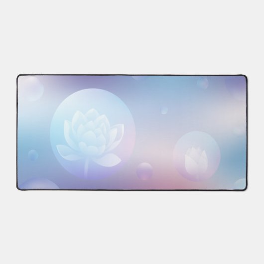 Kalmerende & Functionele Lotus Desk Mat (Voorkant)