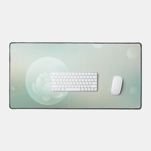 Kalmerende & Functionele Lotus Desk Mat (Keyboard & Muis)