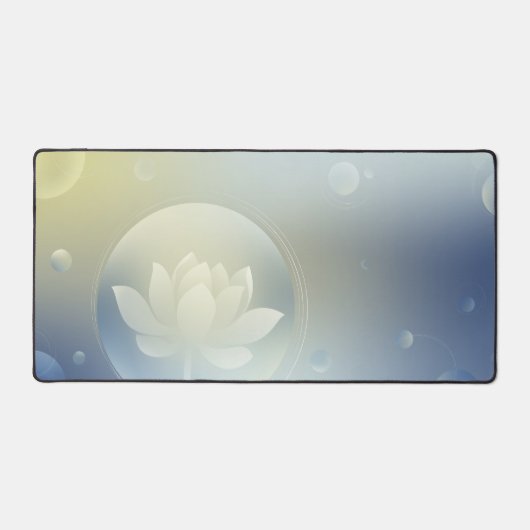 Kalmerende & Functionele Lotus Desk Mat (Voorkant)
