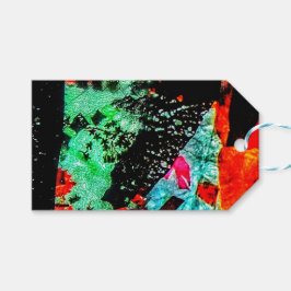 Kalmerende gladde abstracte cadeau label, Flower a Cadeaulabel