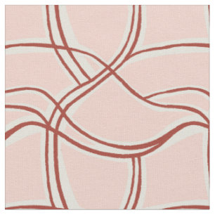 Kalmerende golven tropisch stoffig roze stof