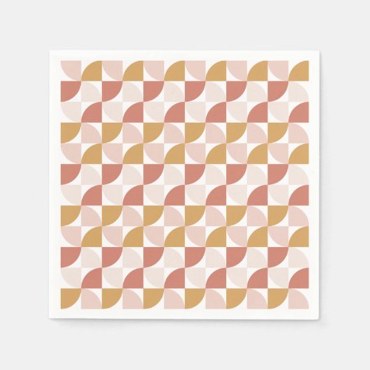 Kalmerende golvende patroon servetten (Voorkant)