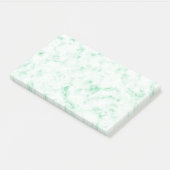 Kalmerende groene marmeren post-it notities post-it® notes (Schuin)
