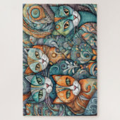 Kalmerende katten 2 puzzel (Verticaal)