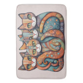 Kalmerende Katten 3 Badmat (Voorkant Verticaal)