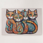 Kalmerende katten 3 puzzel (Horizontaal)