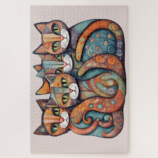 Kalmerende katten 3 puzzel (Verticaal)