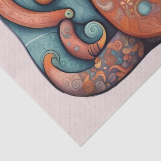 Kalmerende katten 3 tissue papier (Detail)