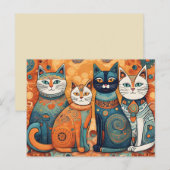 kalmerende katten ansichtkaart briefkaart (Voorkant / Achterkant)