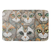 Kalmerende katten badmat (Voorkant)