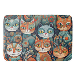 Kalmerende katten badmat