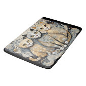 Kalmerende katten badmat (Gekanteld)