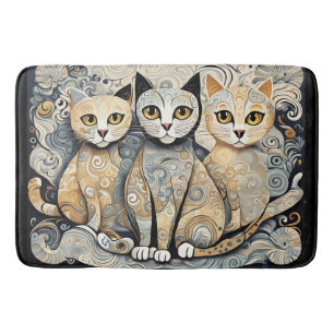 Kalmerende katten badmat
