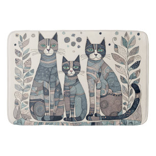 Kalmerende katten badmat