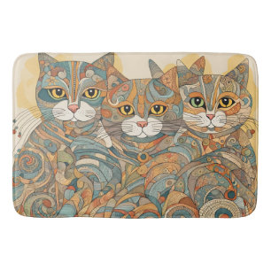 Kalmerende katten badmat