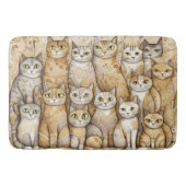 Kalmerende katten badmat (Voorkant)