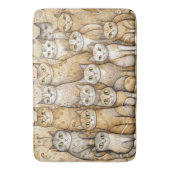 Kalmerende katten badmat (Voorkant Verticaal)