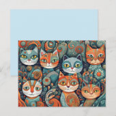 kalmerende katten briefkaart (Voorkant / Achterkant)