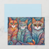 kalmerende katten briefkaart (Voorkant / Achterkant)