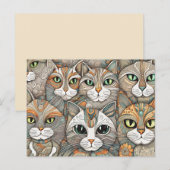 kalmerende katten briefkaart (Voorkant / Achterkant)