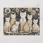 kalmerende katten briefkaart (Voorkant)