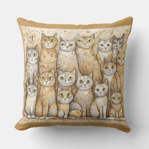 kalmerende katten buitenkussen