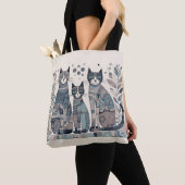 Kalmerende Katten canvas tas (Dichtbij)