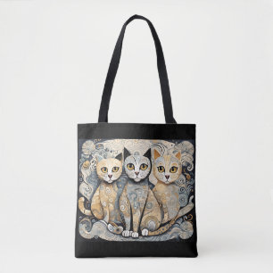 Kalmerende Katten canvas tas