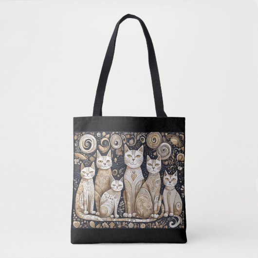 Kalmerende Katten canvas tas (Voorkant)