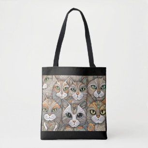 Kalmerende Katten canvas tas
