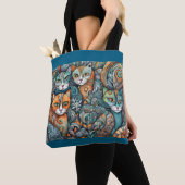 Kalmerende Katten canvas tas (Dichtbij)