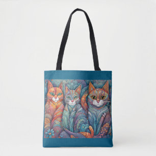 Kalmerende Katten canvas tas