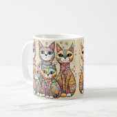 Kalmerende Katten Koffie mok (Voorkant links)