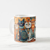 Kalmerende Katten Koffie mok (Voorkant links)