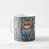 kalmerende katten koffiemok (Voorkant links)