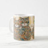 kalmerende katten koffiemok (Voorkant links)